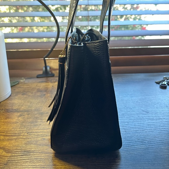 Black leather Eileen Kramer Rectangular Bag - Picture 2 of 8
